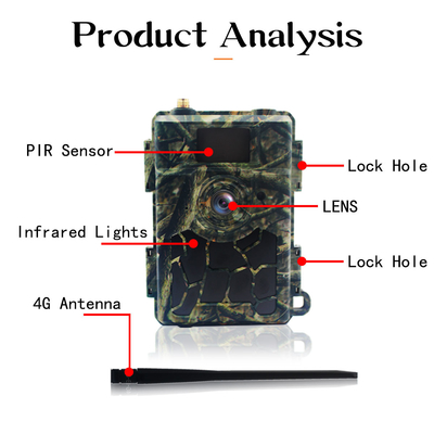 4.8CS Mobile Trail Camera Solar Power 4G CMOS LTE