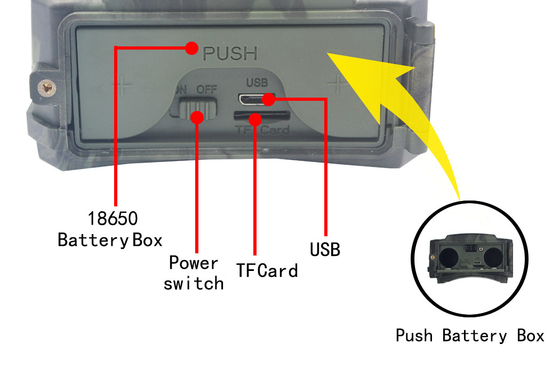 PR300C WIFI  Trail Camera  20fps 24MP 1296P Wifi Wildlife IP54 Waterproof Wireless Game Camera