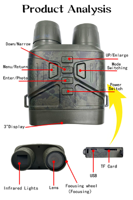 NV4000C  Binocular Night Vision 36MP 4k High Definition For Outdoor Hunting